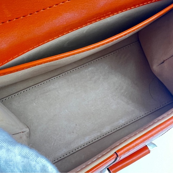 Delvaux Brillant MM Mandarine Handbag - Picture 12 of 12